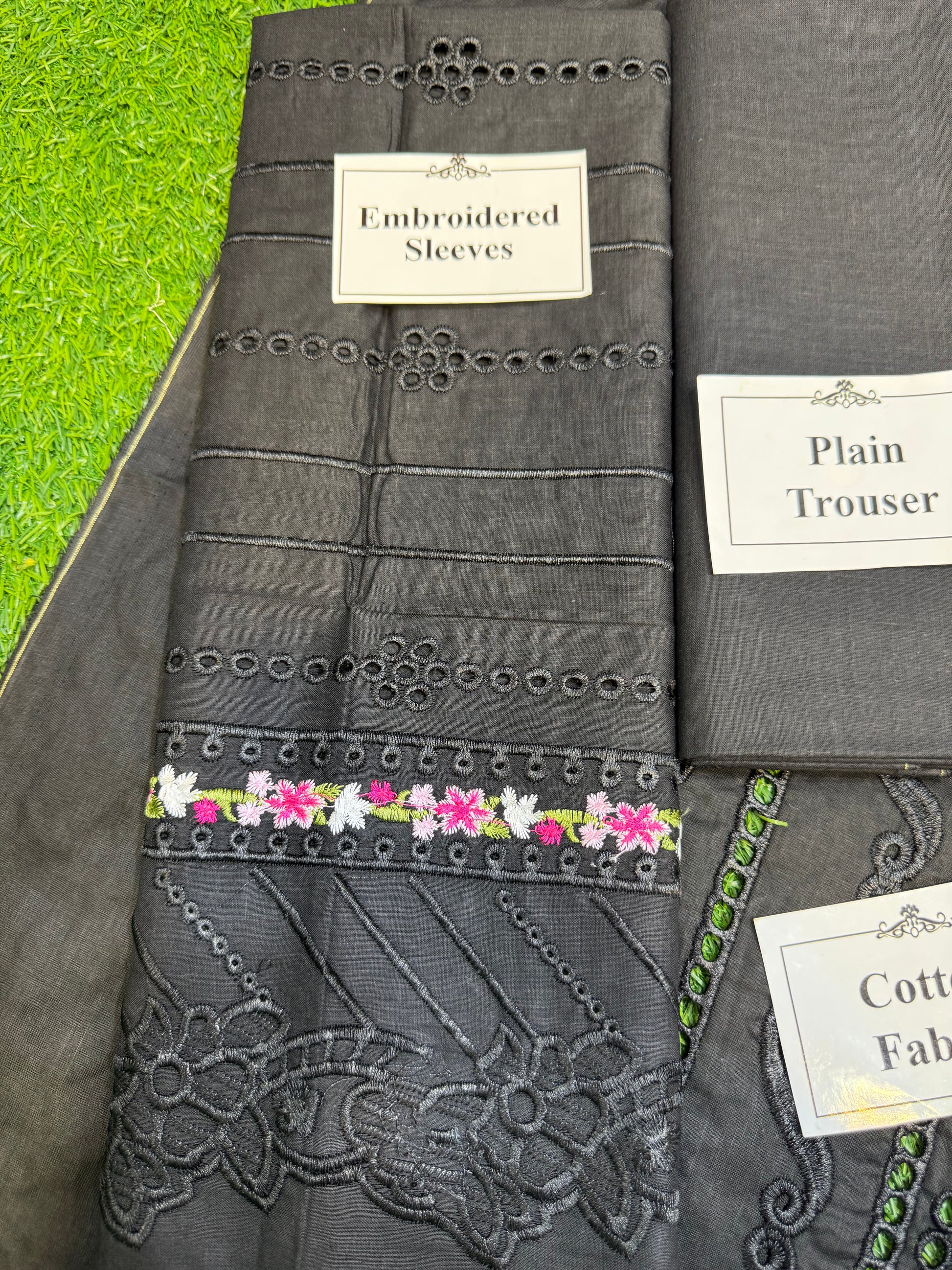 Luxury Chikankari Embroidered 3-Piece Suit with Chiffon Dupatta (Master Copy) Nz-340 - NZ COLLECTION