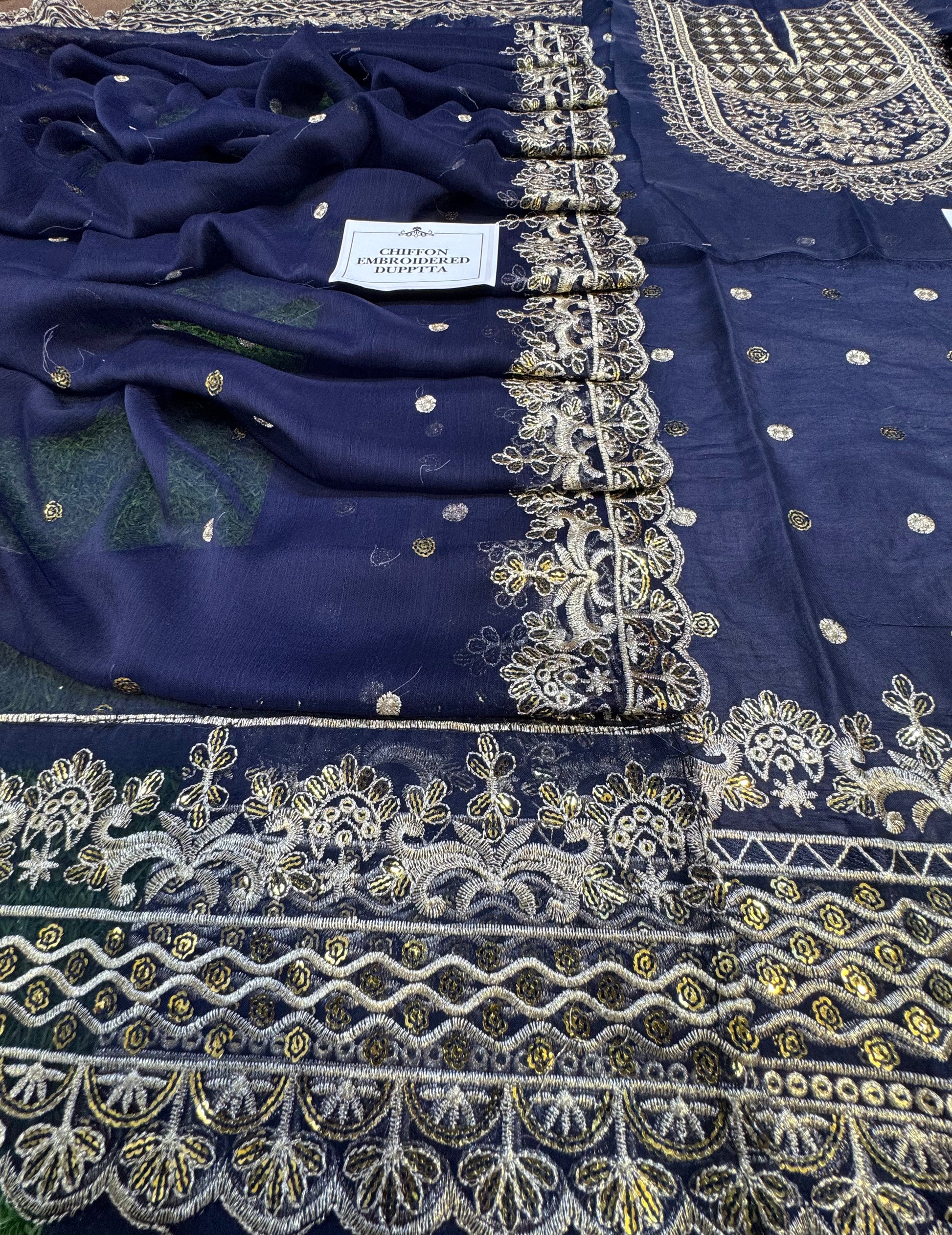 Elegant Summer Unstitched Cotton Suit – 3PC Embroidered Perfection - NZ COLLECTION
