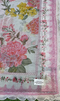 Elegant Summer Unstitched Cotton Suit – 3PC Embroidered Perfection - NZ COLLECTION