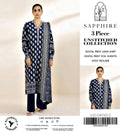 Sapphire by NZ Collection – Premium 3-Piece Lawn Suit (replica) - NZ COLLECTION