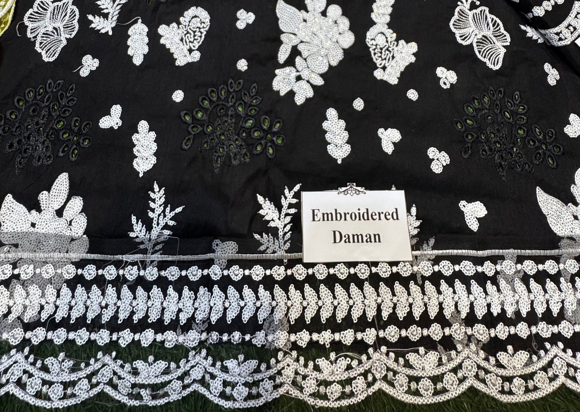 Elegant Summer Unstitched Cotton Suit – 3PC Embroidered Perfection - NZ COLLECTION