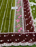 Elegant Summer Unstitched Cotton Suit – 3PC Embroidered Perfection - NZ COLLECTION