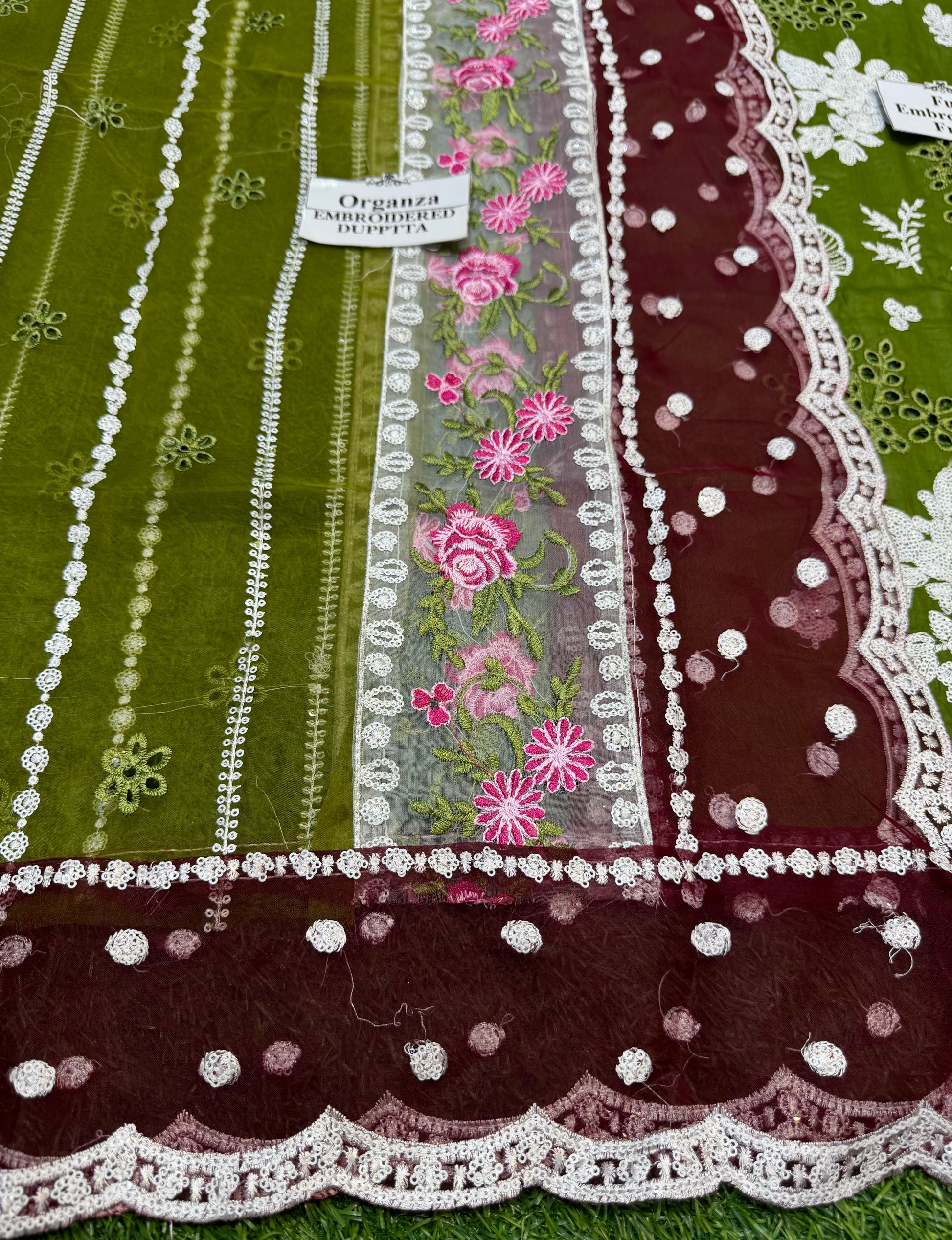 Elegant Summer Unstitched Cotton Suit – 3PC Embroidered Perfection - NZ COLLECTION