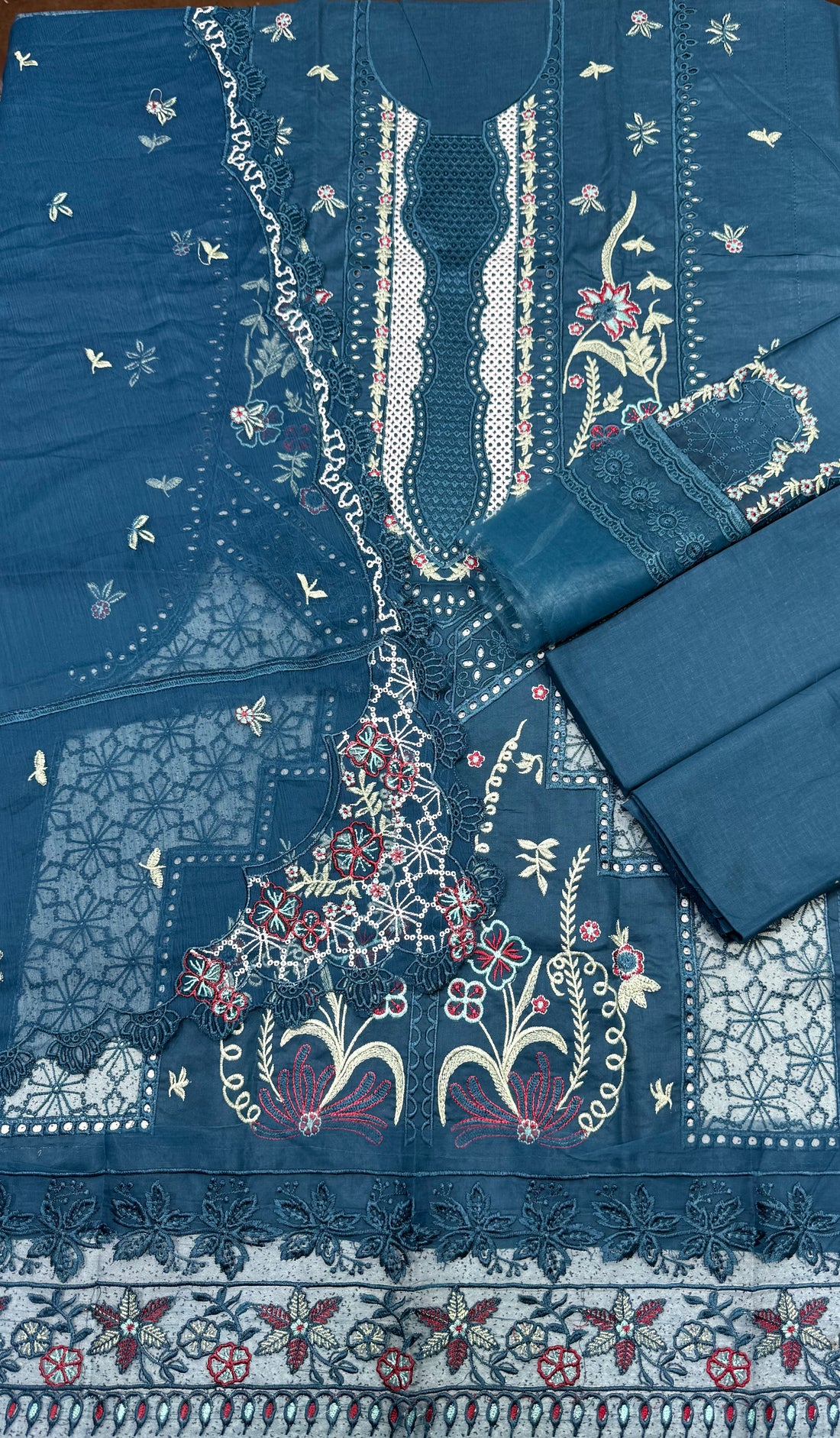 Akbar Aslam 3pcs Unstitch Dress