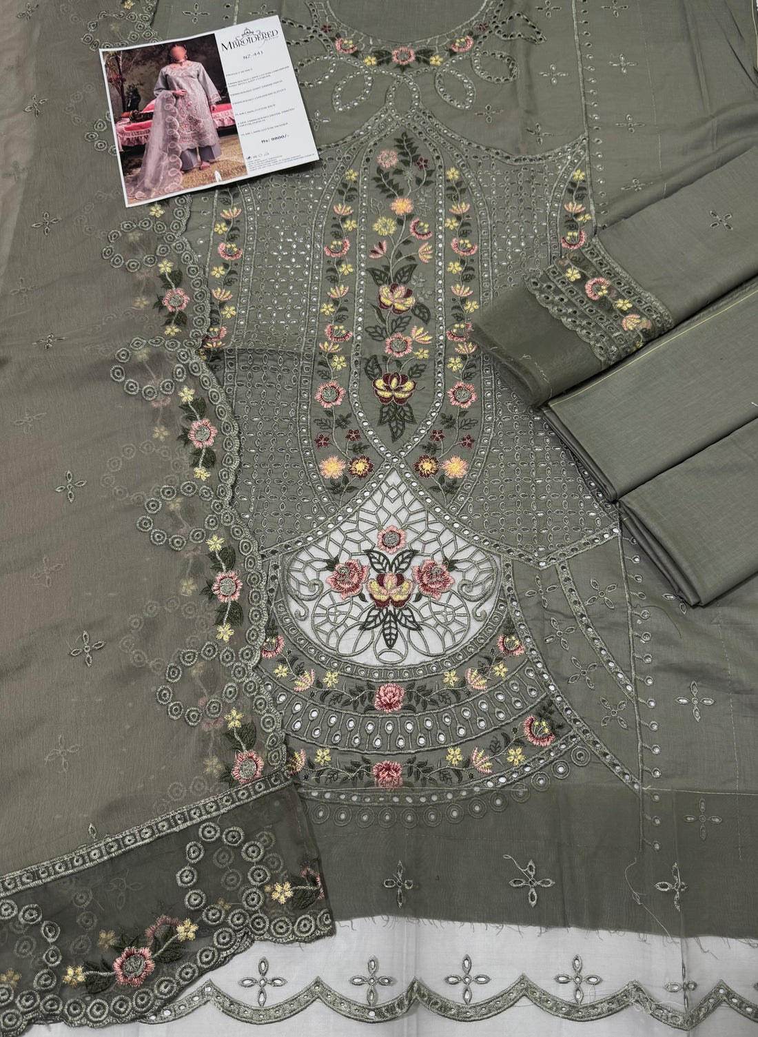 Viral Shah Kahan 3piece Unstitch Dress