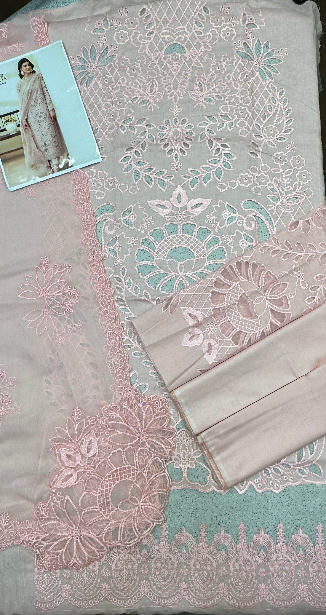 Viral Imrozia Lawn Cotton Dress With Ready To Wear Dupatta