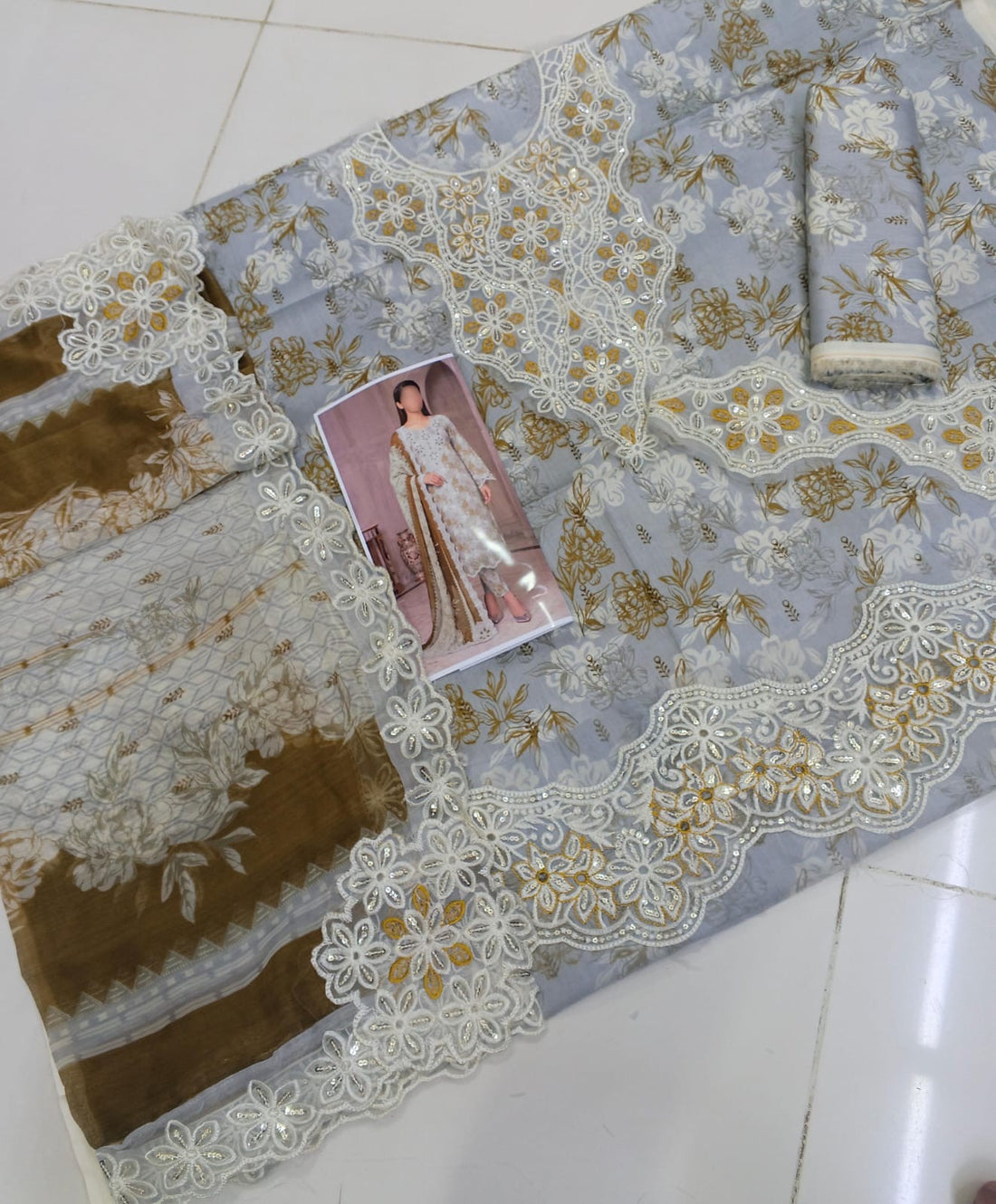 Edenrobe, 3piece Unstitch Dress
