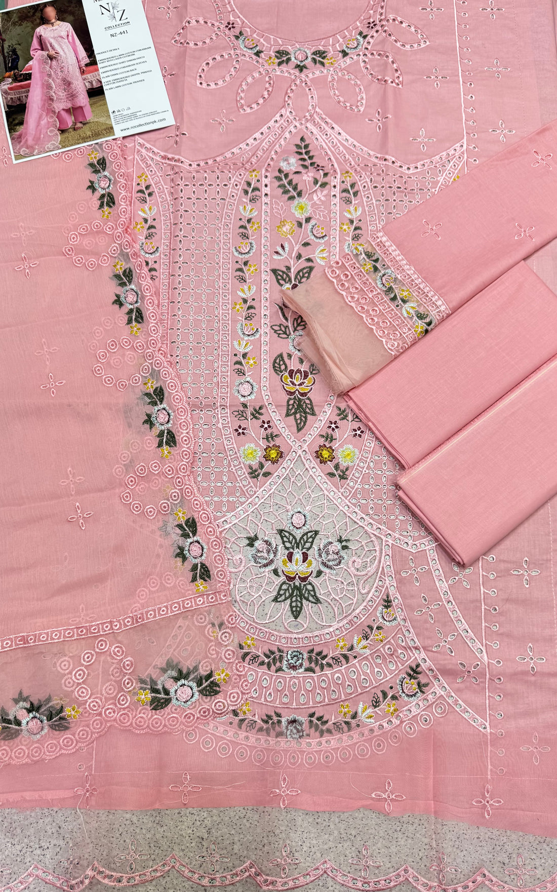 Viral Chikankari Dress With Ready To Wear Dupatta