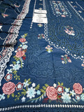 Elegant Summer Unstitched Cotton Suit – 3PC Embroidered Perfection - nz-330 - NZ COLLECTION