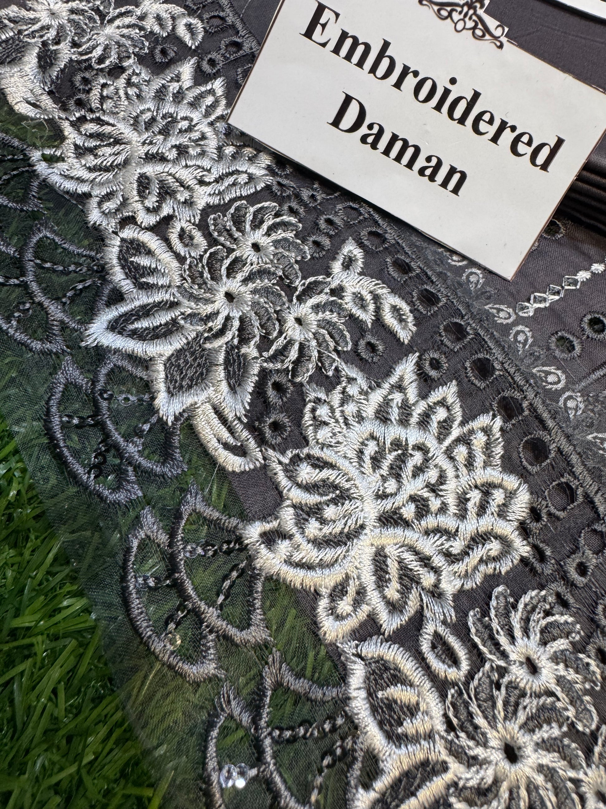 Elegant Summer Unstitched Cotton Suit – 3PC Embroidered Perfection - NZ COLLECTION