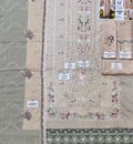 Elegant Summer Unstitched Cotton Suit – 3PC Embroidered Perfection - nz-330 - NZ COLLECTION