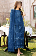 Elegant Summer Unstitched Cotton Suit – 3PC Embroidered Perfection - nz-330 - NZ COLLECTION